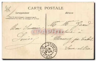 MANTES — Los bordes del Sena — A. Cortreaux, La C. F. A. — Reverso