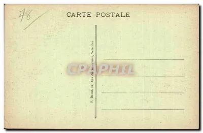 Port-Royal des Champs — Chiesa e Torre quadrata della Fronde — Editore F. David, Versailles — Verso