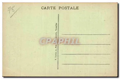 Port-Royal des Champs — L'antica Cattedra e il Trasversale e Busto di Pascal — F. David, Versailles — Verso