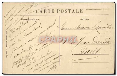 Le Vésinet - O Lago - Vista Artística - Imp. Phot. L'Abelle, Amières-Fariz — Verso