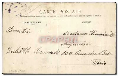 Asilo Nacional do Vésinet — Entrada — A. Després, Le Vésinet — Verso