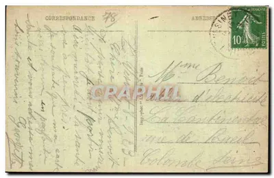 Le Vésinet - L'Asile - Ogólny widok i Front główna — Paryż, wydawca S.A. n°30 — Rewers