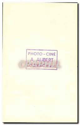 Retrato de uma mulher — Loudeac (Côtes-d'Armor) — Photo-Ciné A. Aubert — Verso