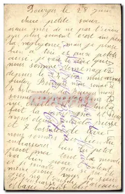 Retrato de una mujer — interior decorado — editor desconocido — Reverso