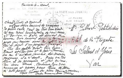 La Cripta de Jouarre — Editor E. Mignon, número de serie no visible — Reverso