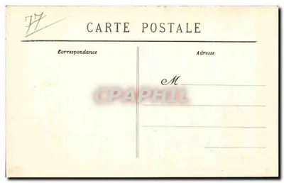 Jouarre (S.-&-M.) — Interior de la Cripta de San Pablo — Los Sepulcros (siglo VII) — Fotografía G. Brinçele, 39, calle San Nicolás, La Ferté-s.-Jouarre (S.-&-M.) — Reverso