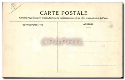 Schloss Fontainebleau — Die Pinienhöhle — Verlag F. 163 — Rückseite