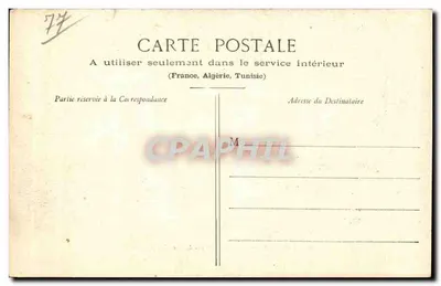 Sphinx des Druides (Franchard) — Forêt de Fontainebleau — Thibault, éditeurs, Fontainebleau-Melun, n°101 — Verso