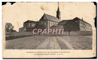 Mosteiro do Sagrado Coração das Religiosas Norbertinas — Le Mesnil-Saint-Denis — Imp. J. Maurette