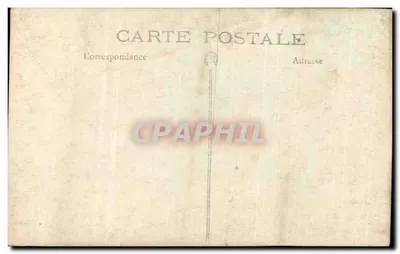 Mulher sentada — retrato de estúdio — Carta postal Bilhete postal antigo — Verso