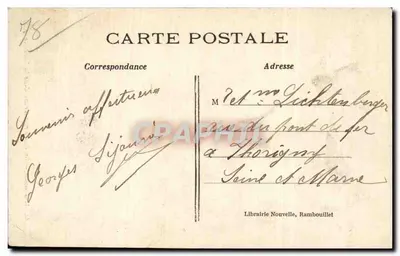 St-Arnoult — A Pesca de Vérons na Rémarde — Librairie Nouvelle, Rambouillet — Verso