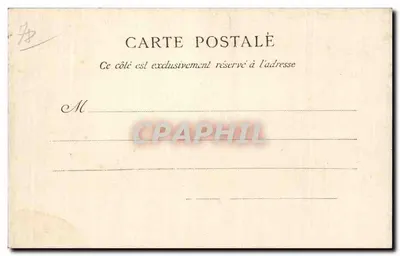 Trianon — França e Itália — Héliotypie E. La Dalav, Paris — Verso