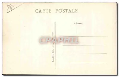 Castelo de RAMBOUILLET — Sala de Jantar onde Carlos X assinou sua abdicação (1880) — Verso