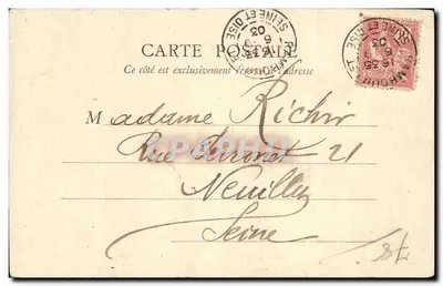 Rambouillet — La Ferme Nationale — A. Pottier, editore, Versailles — Verso