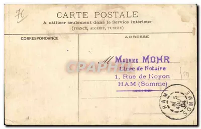 Havre — Floresta de Montgeon, Avenida da Toma do Lago E — Editor não identificado, n° 113 — Verso