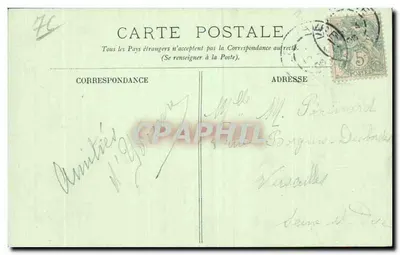 Le Havre — A Floresta de Montigeon — Sob a floresta — LL — Verso