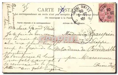 A árvore oca de Montjeon — LE HAVRE — E.B.Z. 96 — Verso