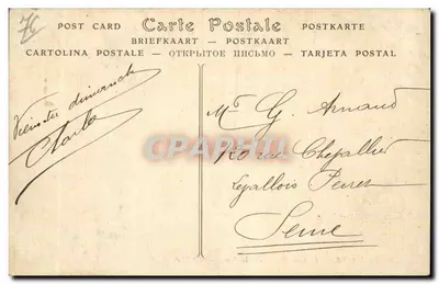 Le Havre — Floresta de Montgeron, os Pinheiros — ND Phot. — Verso