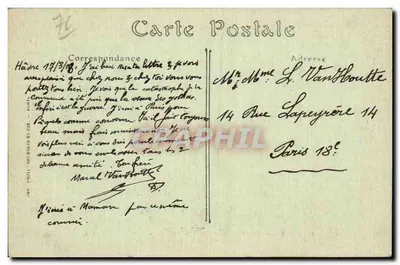 Le Havre — Floresta de Montgeon, o Cruzeiro do Caminho — Verso