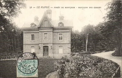 Le Havre — Floresta de Montjeon — Pavilhão dos Guardas — L'H.