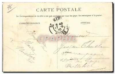 Le Havre — Pavilhão das Guardas — Floresta de Montgeon — Verso