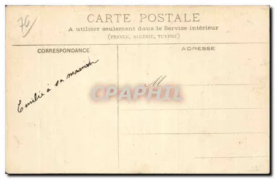 Pavilhão das Guardas — Floresta de Montgeon — Havre — Verso