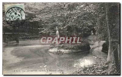 Le Havre — A floresta de Montjoie, o lago — E. B. Z., n° 119