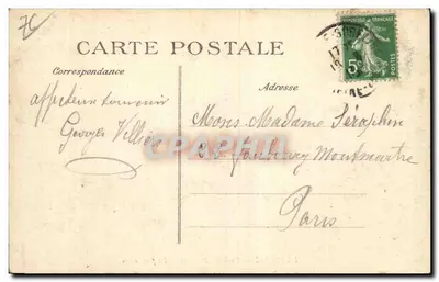 Le Havre — Floresta de Montgeon — A área de água — Verso