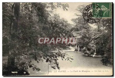 Le Havre — A Floresta de Montgeon — O Lago — LL. — n°189
