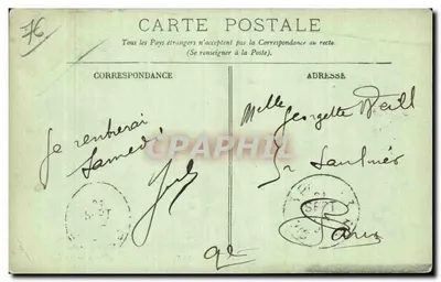 Le Havre — A Floresta de Montgeon — O Lago — LL. — n°189 — Verso