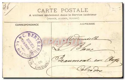Fort de Montgeon — Sous les Sapinières — E. J. (éditeur) — Verso
