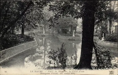 Le Havre — Floresta de Montgeon, a Peça d'Água — JND Fot.