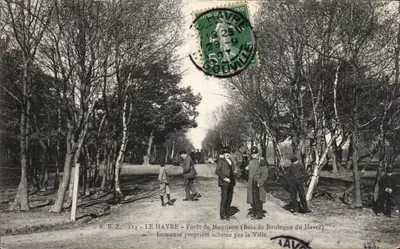 LE HAVRE - Floresta de Montjeon (Bosque de Boulogne de Le Havre) — E.B.Z. III — editor E.B.Z. n°114