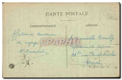 Amiens — Praça Gambetta — Demolição de um edifício — L. Caron, editor — Objectifs Berthior, n°44 — Verso