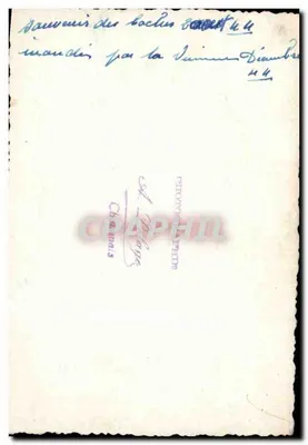 Foto Militaria Lembrança dos boches 44 Cidade bombardeada sob as águas — Verso