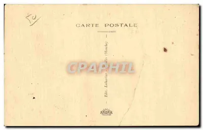 Carolles — Un coin des Cabines et l'Escalier de la Falaise — Éditeur : Lehanlair, Carolles (Manche) — Rewers