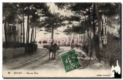 Royan — Widok w Parku — Wydawnictwo Nouvelles 7