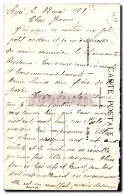 Segré (M.-et-L.) — De oevers van de Oudon — Artiaud et Nozais, Nantes — Achterkant