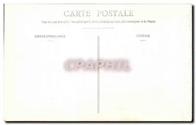 Coucy-le-Château (Aisne) — A Porta do Donjon, tympan com a legenda do senhor de Coucy combatendo um leão — L. Leclère, edição La Fère, n°40 — Verso
