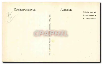 Rouen — O Quai de Paris — LL — n°140 — Verso