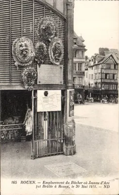 Rouen — Local do Auto de Jeanne d'Arc em Rouen, em 30 de Maio de 1431 — ND