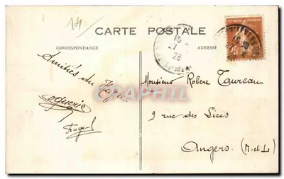 Deauville - Plaża z kwiatami — Normandy-Hotel — G. F., Le Havre — Rewers