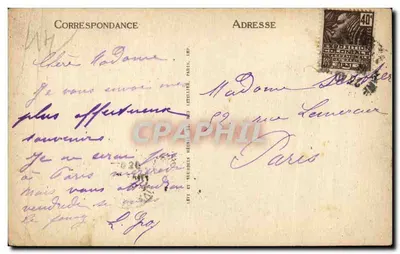 Lisieux — A Praça Victor-Hugo — LL n°33 — Verso