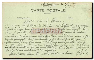 Reninghe — Casa bombardeada — Destrooyer, editora, em Loo-ice-Furnes — Verso