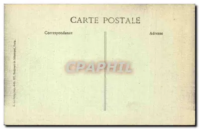 Verdun bombardowany — Most Augustynów i Biblioteka — Viné, Paryż nr 1431 — Rewers