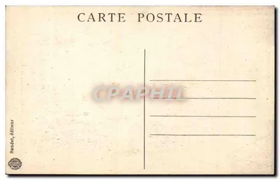 Catedral de Reims — Vista interna com as frestas da abóbada — Bandelet, editor — Verso