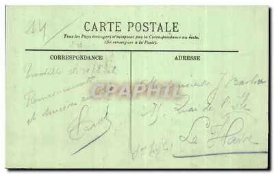 Trouville — A Terrasse do Grand Salon — LL. — n° 147 — Verso