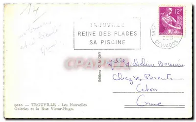 Place Victor-Hugo — Trouville — Editions G. Atgny, n°9020 — Rückseite