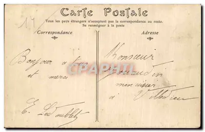 Trouville-sur-Mer — Sobre as Rochas Negras — Editor: Postes — Verso