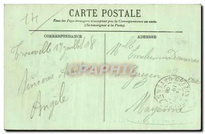 Rouville — O Bac de Drauville — LL. — Verso